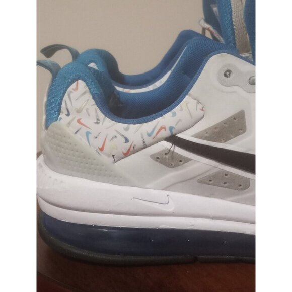 Nike Boy's Air Max Genome White Blue DM7600 100 Fashion Shoes Size 7Y - Picture 4 of 14